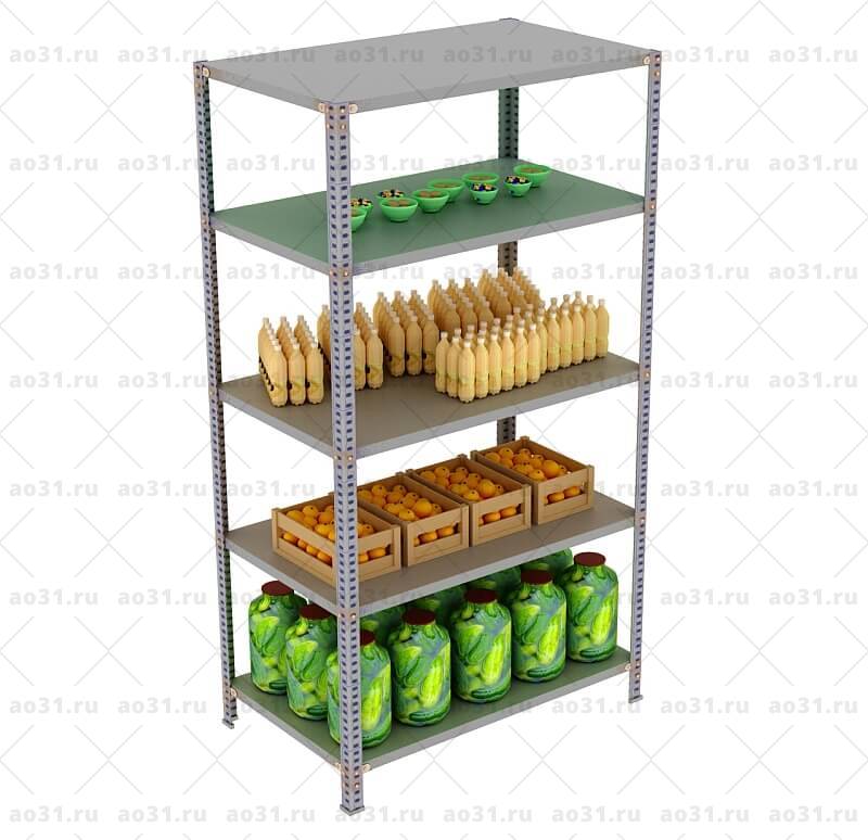 Стеллаж MS Standart 1850х1000х600/5 полок
