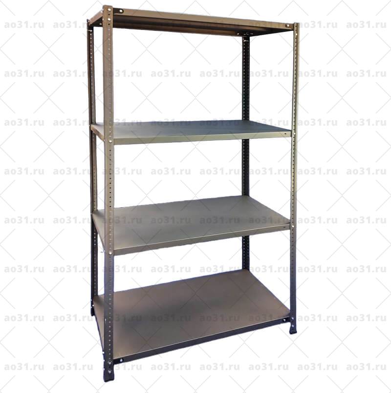 Стеллаж МС-750 черный 2000х1000х500/4